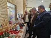 افتتاح نمایشگاه یلدایی صنایع‌دستی در تاکستان