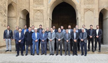 بازدید روسای اتاق‌های اصناف استان تهران از مسجد جامع تاریخی ورامین