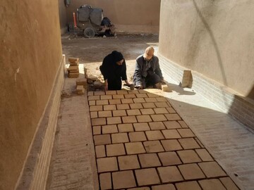 انجام عملیات مرمت در بافت تاریخی مروست