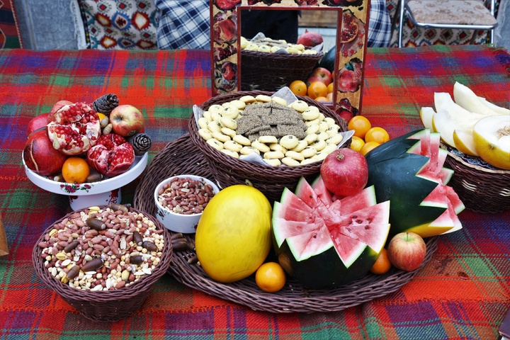 افتتاحیه نمایشگاه صنایع دستی در خانه کُرد سنندج به مناسبت شب چله