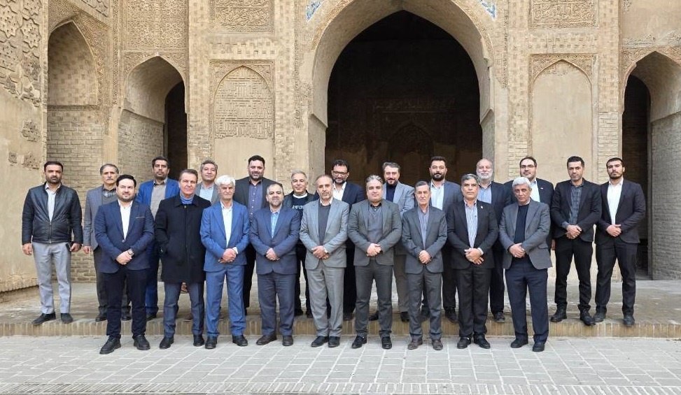 بازدید روسای اتاق‌های اصناف استان تهران از مسجد جامع تاریخی ورامین