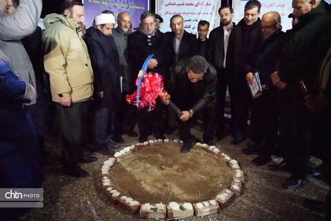 کلنگ‌زنی پروژه گردشگری اوینار بوکان