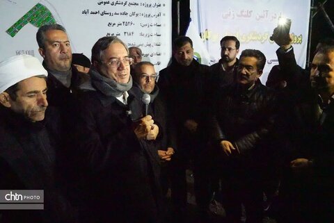 کلنگ‌زنی پروژه گردشگری اوینار بوکان