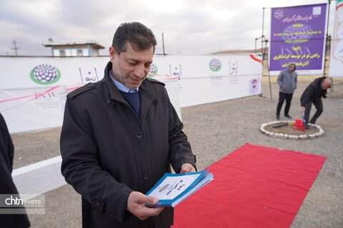 کلنگ‌زنی پروژه گردشگری اوینار بوکان