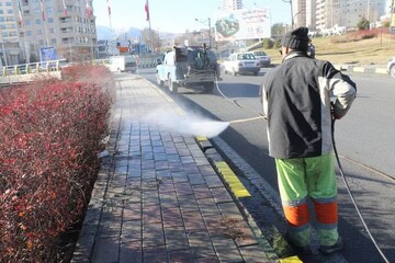 تداوم طرح ساماندهی ورودی‌های ارومیه/ جاده بند پاکسازی شد