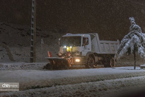 بارش برف در شهرکرد