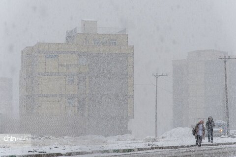 بارش برف در شهرکرد