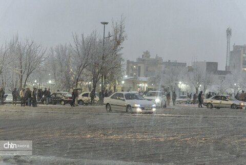 بارش برف در شهرکرد