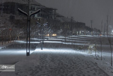 بارش برف در شهرکرد