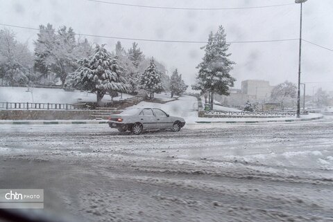 بارش برف در شهرکرد