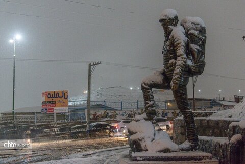 بارش برف در شهرکرد