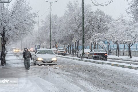 بارش برف در شهرکرد