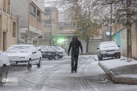 بارش برف در شهرکرد