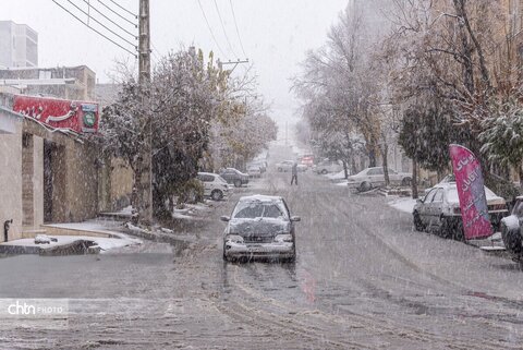 بارش برف در شهرکرد