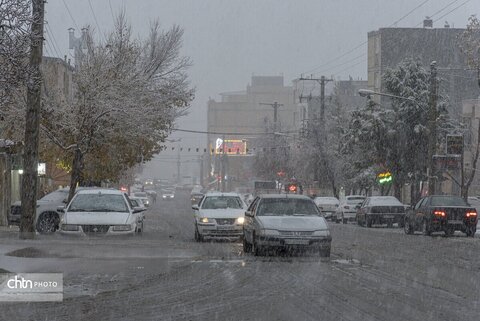 بارش برف در شهرکرد