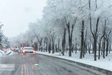 بارش برف در شهرکرد