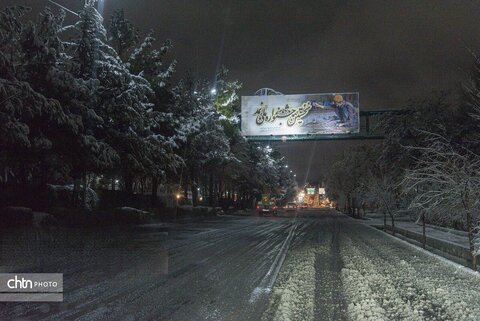 بارش برف در شهرکرد