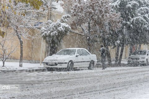 بارش برف در شهرکرد