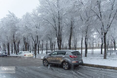 بارش برف در شهرکرد