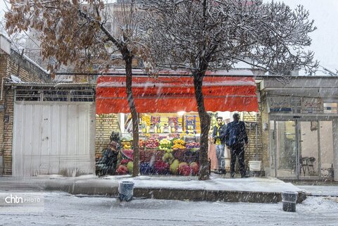 بارش برف در شهرکرد