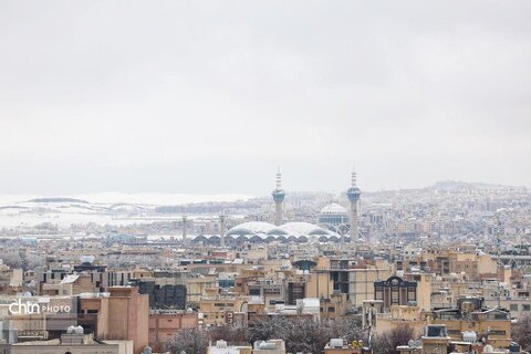 اولین بارش برف در مجموعه جهانی میدان امام (ره)(نقش جهان)