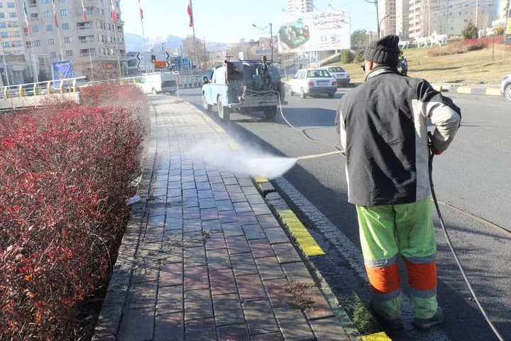 تداوم طرح ساماندهی ورودی‌های ارومیه/ جاده بند پاکسازی شد