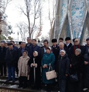 بازدید تور گردشگری ادبی تاجیکستان از جاذبه‌های گردشگری نیشابور