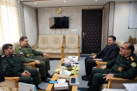 جلسه مشترک میراث‌فرهنگی قم و بنیاد حفظ آثار و نشر ارزش‌های دفاع مقدس قم