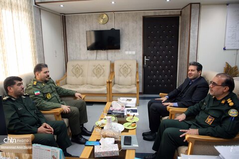 جلسه مشترک میراث‌فرهنگی قم و بنیاد حفظ آثار و نشر ارزش‌های دفاع مقدس قم