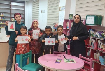 برگزاری مسابقه نقاشی هندوانه‌های یلدایی برای نونهالان روستای عبدل‌آباد ورامین