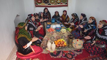 برگزاری آیین شب چله در شهرستان دره‌شهر ایلام با محوریت میراث ناملموس