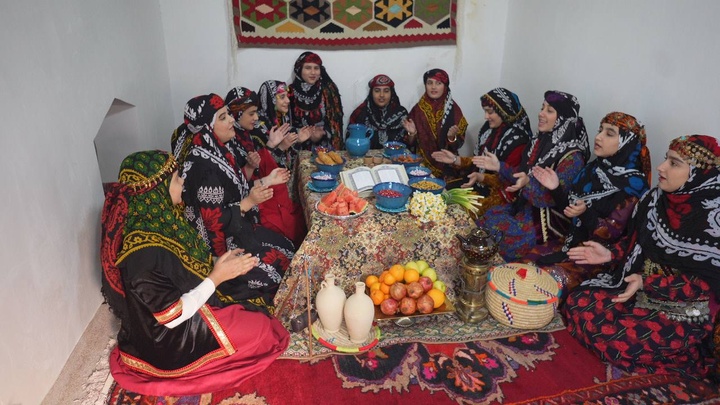 برگزاری آیین شب چله در شهرستان دره‌شهر ایلام با محوریت میراث ناملموس