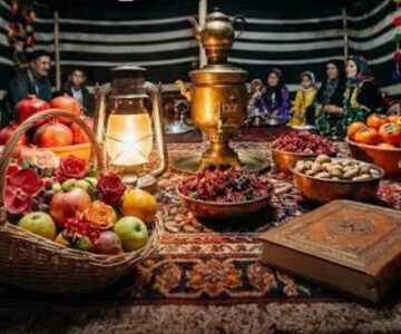 فلسفه یلدا در فرهنگ عشایر نماد امید، اتحاد و زایش دوباره نور است