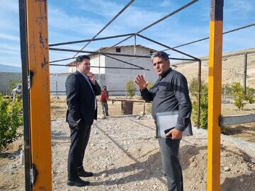 پیشرفت چشمگیر پروژه مجتمع اقامتی‌ پذیرایی گردشگری شهرستان بدره ایلام