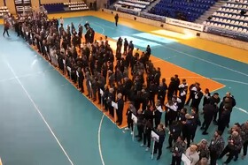 مراسم افتتاحیه سومین دوره مسابقات فوتسال کشوری وزارت میراث فرهنگی