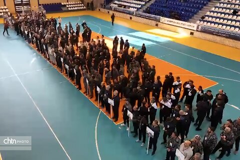 مراسم افتتاحیه سومین دوره مسابقات فوتسال کشوری وزارت میراث فرهنگی