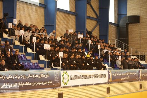 مراسم افتتاحیه و نخستین روز سومین مسابقات فوتسال کشوری وزارت میراث‌فرهنگی در مازندران