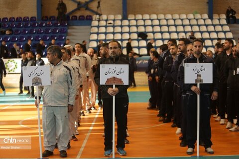 مراسم افتتاحیه و نخستین روز سومین مسابقات فوتسال کشوری وزارت میراث‌فرهنگی در مازندران