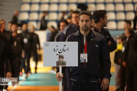 مراسم افتتاحیه و نخستین روز سومین مسابقات فوتسال کشوری وزارت میراث‌فرهنگی در مازندران