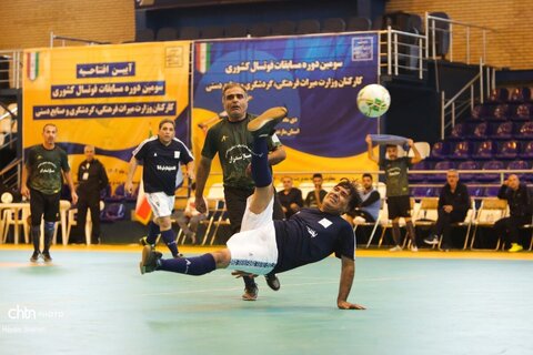 مراسم افتتاحیه و نخستین روز سومین مسابقات فوتسال کشوری وزارت میراث‌فرهنگی در مازندران