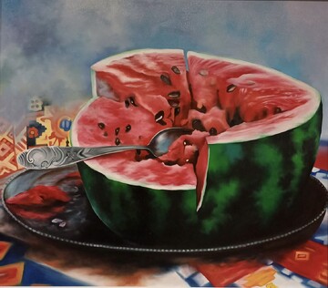 نمایشگاه نقاشی « طعم سرخ»