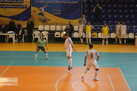 دومین روز مسابقات فوتسال کشوری وزارت میراث‌فرهنگی در مازندران
