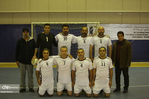 دومین روز مسابقات فوتسال کشوری وزارت میراث‌فرهنگی در مازندران