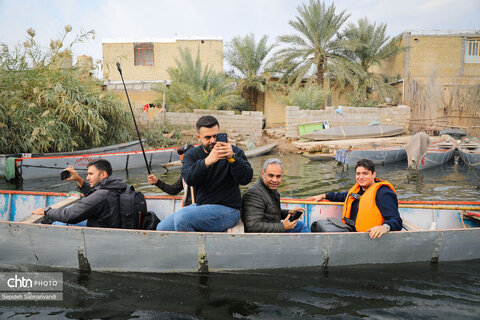 اجرای گشت فرهنگی ـ رسانه‌ای در تالاب بین‌المللی شادگان