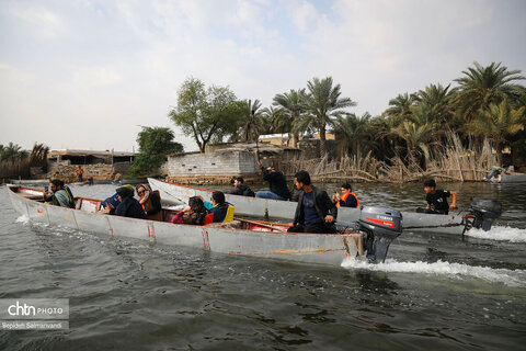 اجرای گشت فرهنگی ـ رسانه‌ای در تالاب بین‌المللی شادگان