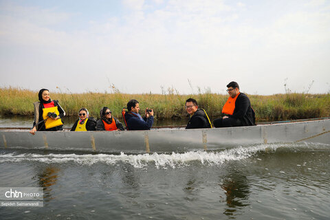 اجرای گشت فرهنگی ـ رسانه‌ای در تالاب بین‌المللی شادگان