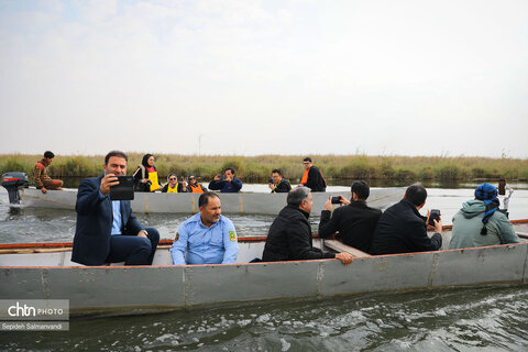 اجرای گشت فرهنگی ـ رسانه‌ای در تالاب بین‌المللی شادگان