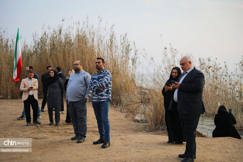 اجرای گشت فرهنگی ـ رسانه‌ای خبرنگاران داخلی و خارجی و فعالان فضای مجازی در خرمشهر