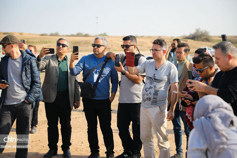 گشت خبرنگان داخلی و خارجی در محوطه میراث جهانی چغازنبیل