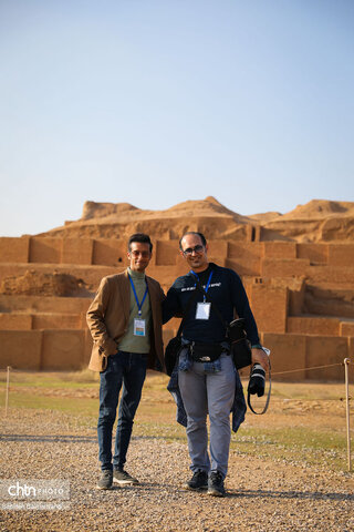 گشت خبرنگان داخلی و خارجی در محوطه میراث جهانی چغازنبیل